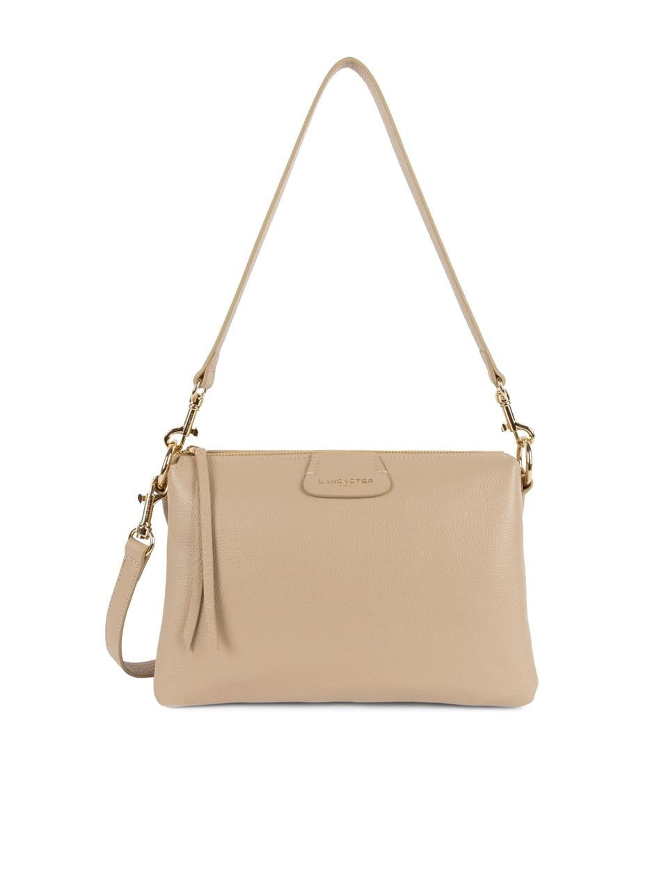 borsa 3 soffietti grande 529-74 BEIGE LANCASTER 