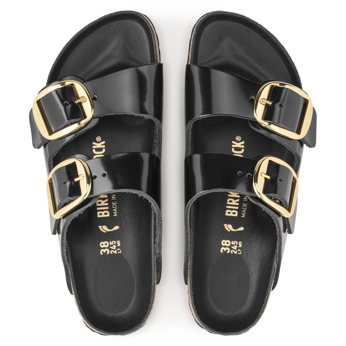 sabot arizona patent ARIZONA1019817 BLACK BIRKENSTOCK 