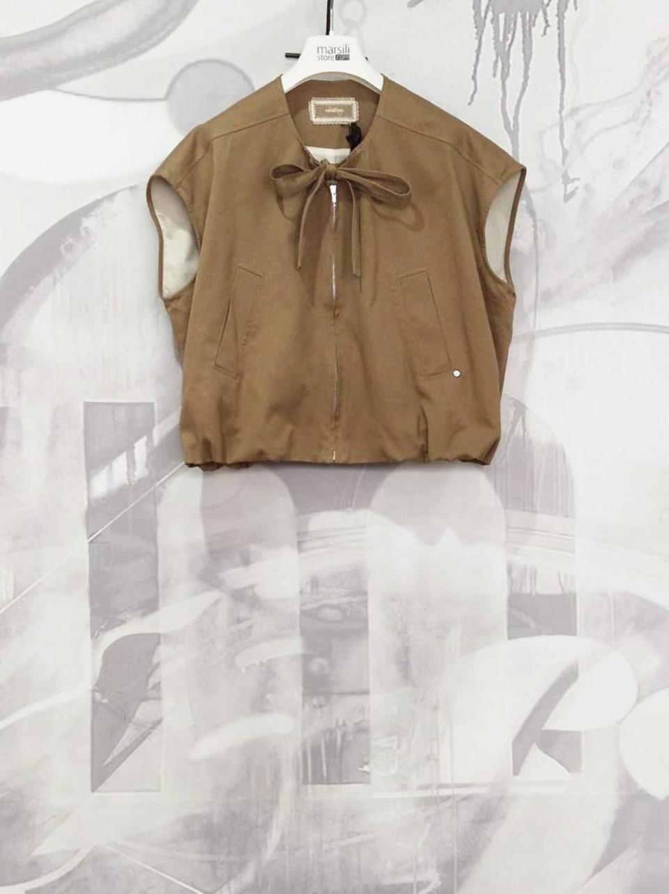 giubbino in cotone gabardine DG6195 C ottod'ame 