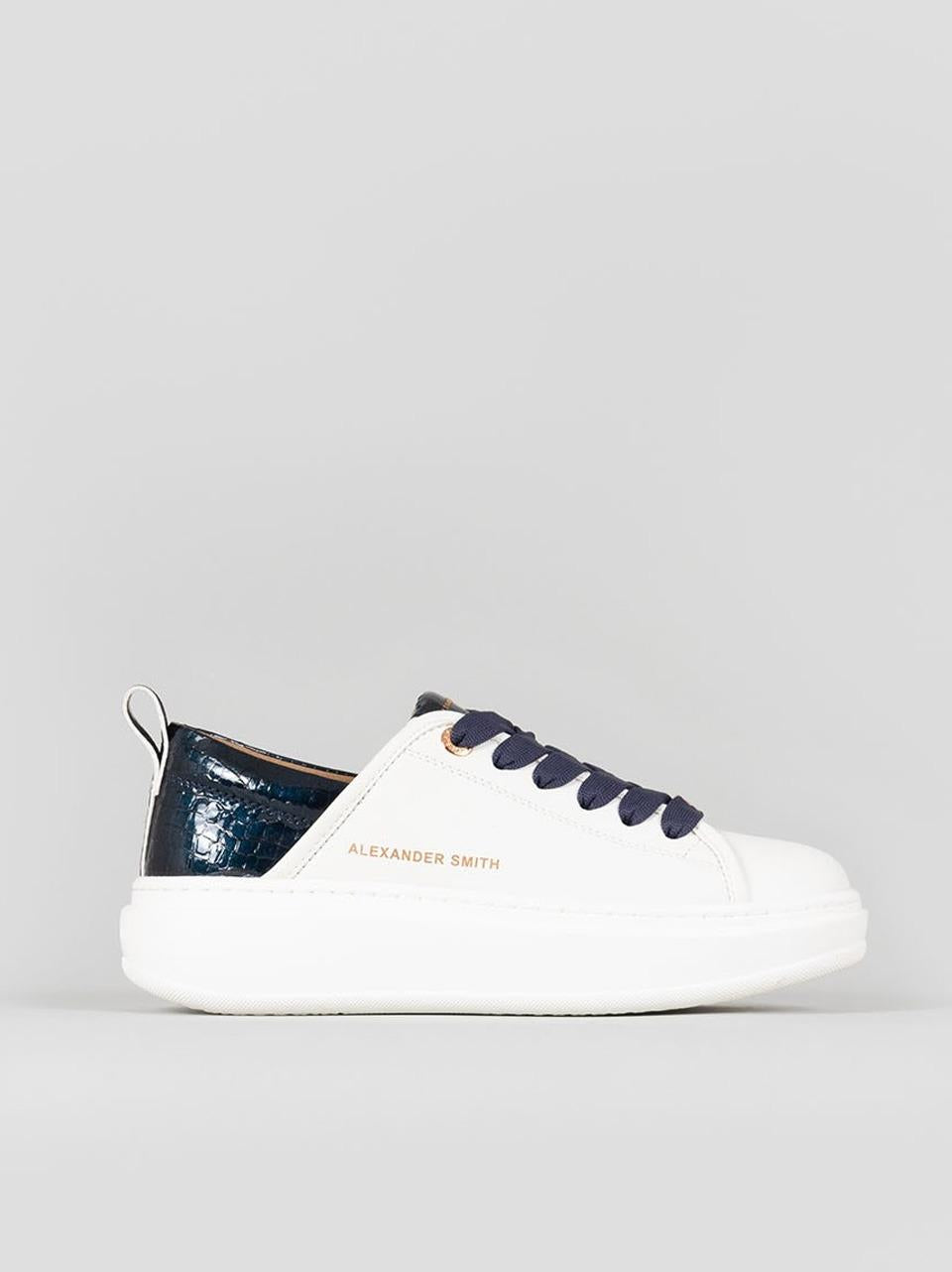 sneakers wembley EWWEVV6730 WHITW BLU ALEXANDER SMITH 