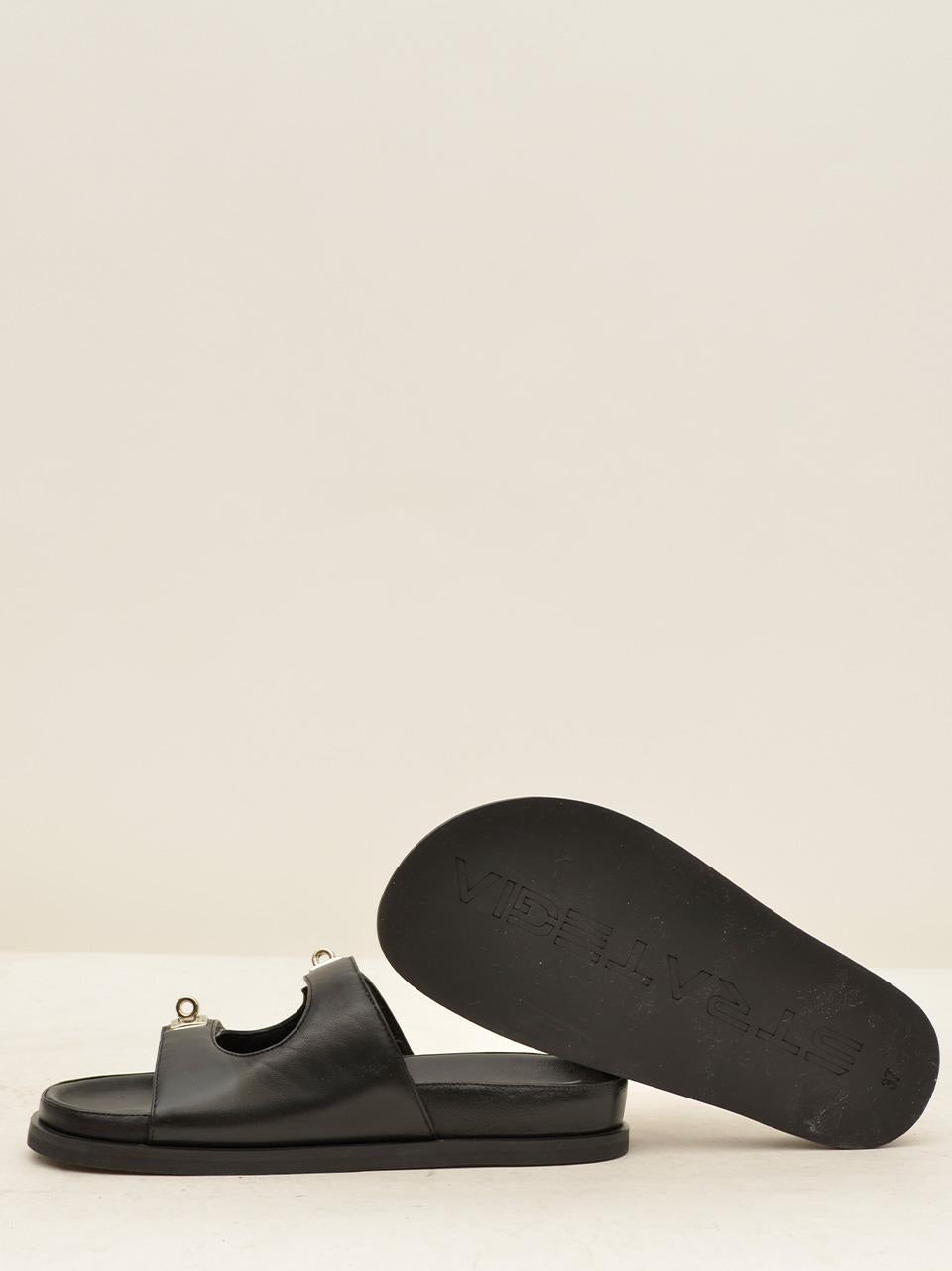 sandalo 2 fascie F65 NERO STRATEGIA 