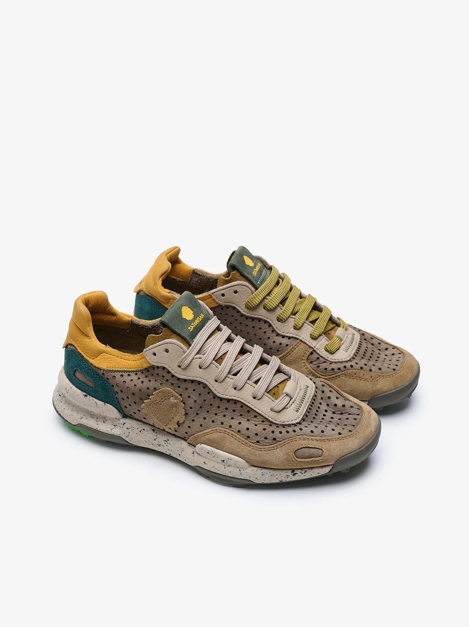 sneakers chacrona laser premium CHACRONA LASER PREMIUN LODEN BROWN SATORISAN 