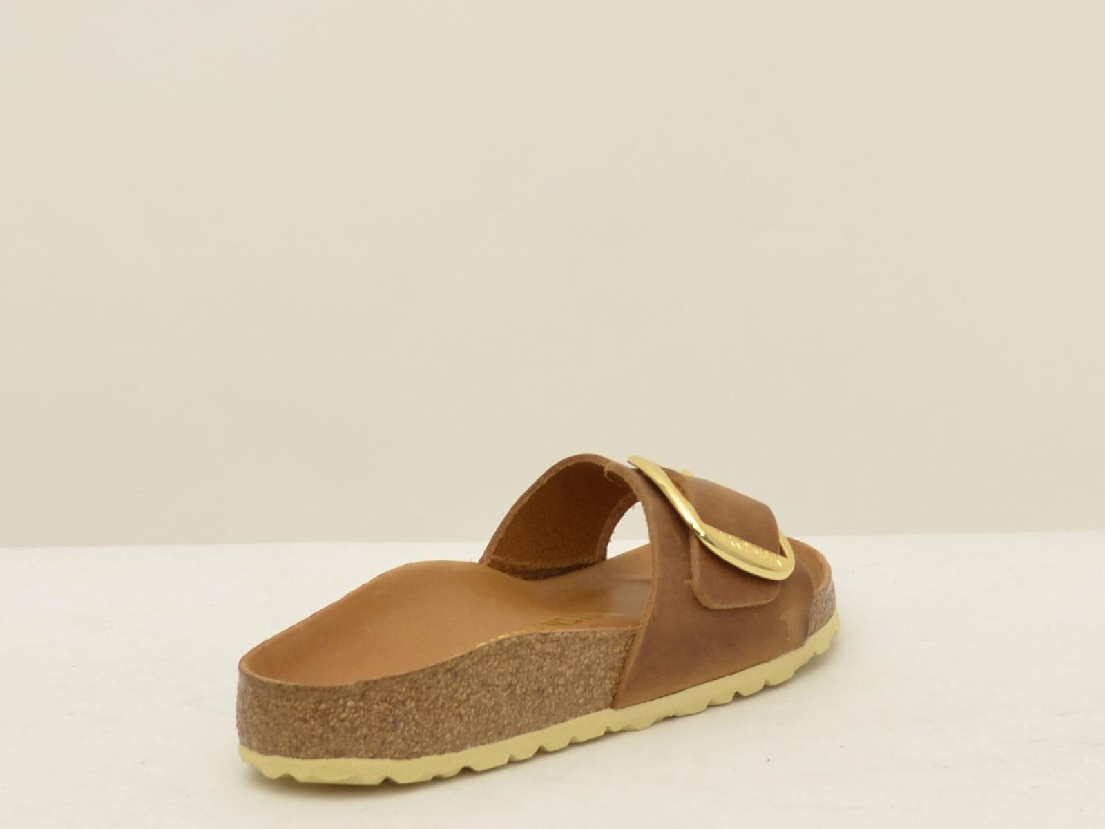 sabot madrid big buckle MADRID1006525 COGNAC BIRKENSTOCK 