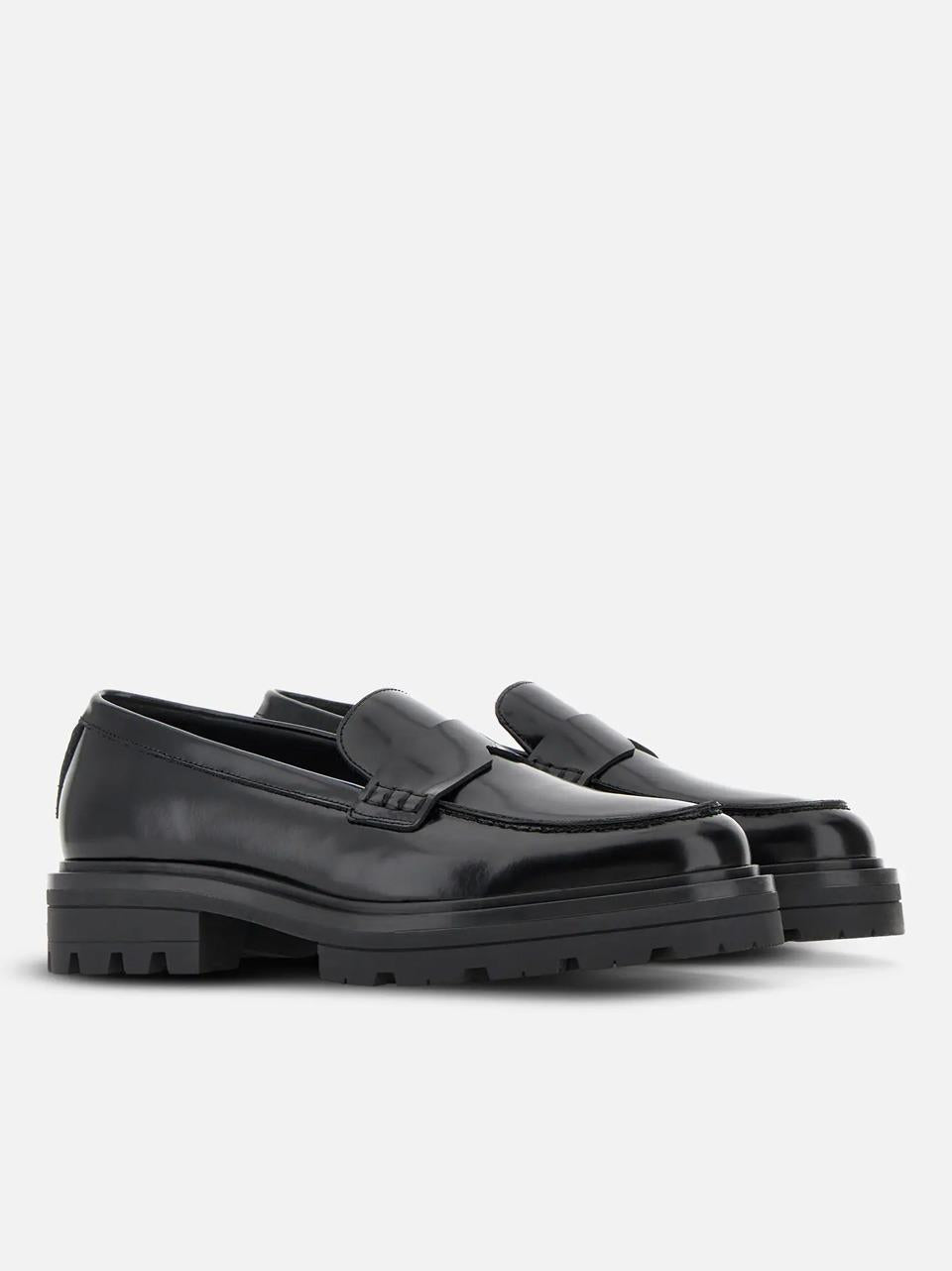 mocassino con passante HXM6730FM90SXGB999 NERO HOGAN 