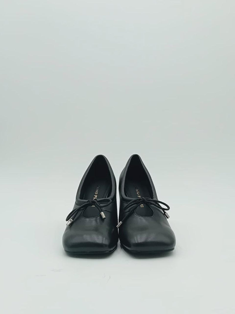 decollette con fiocco tacco h 70mm BM1002X NERO BRUNO PREMI 