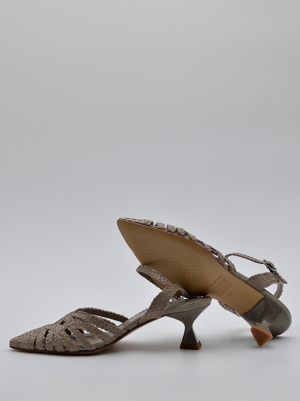 sandalo tacco h 30 mm 10782 FUMO PONS QUINTANA 