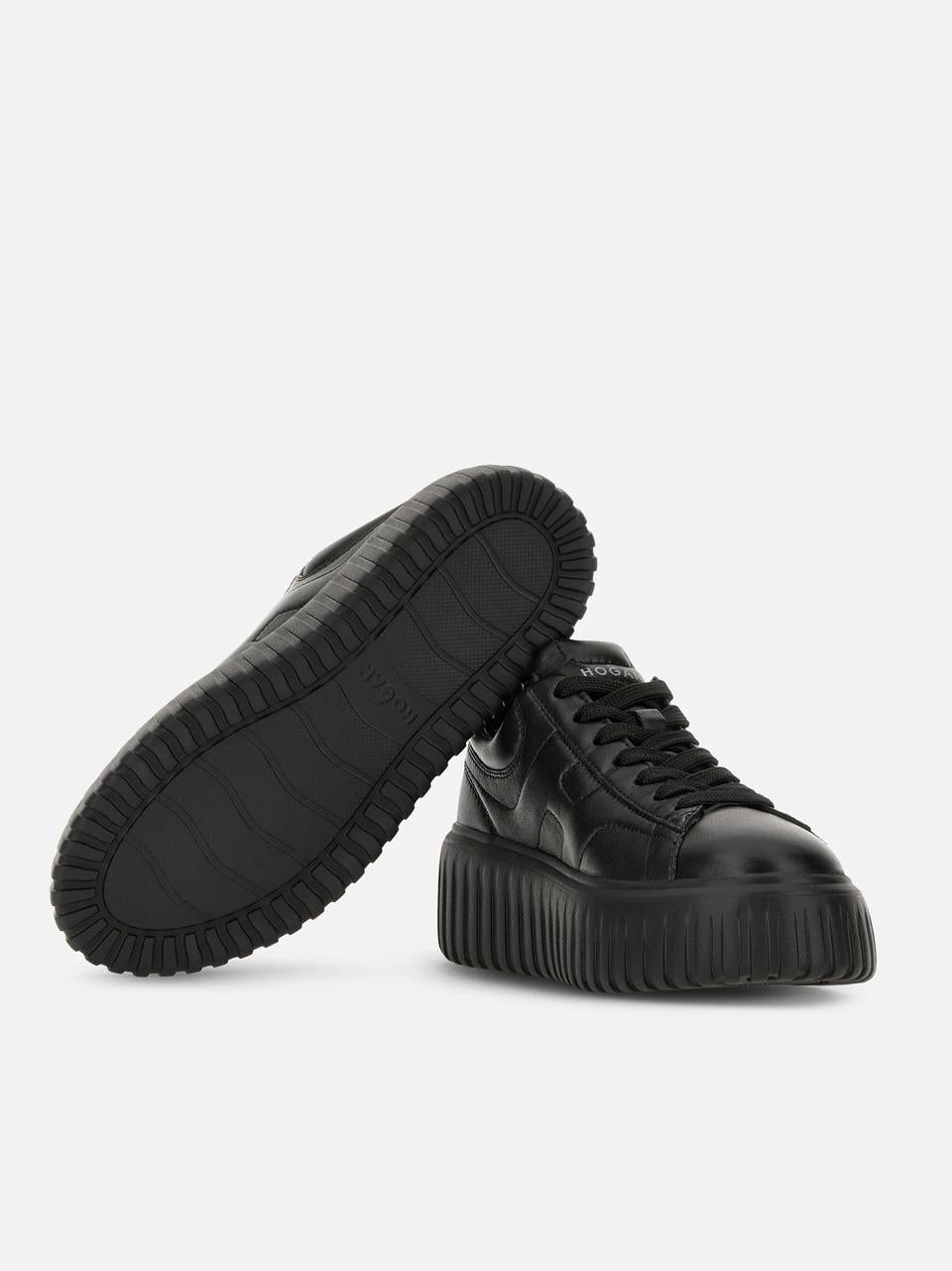 sneakers h stripe  total black HXW6450FC60LE99999 NERO HOGAN 