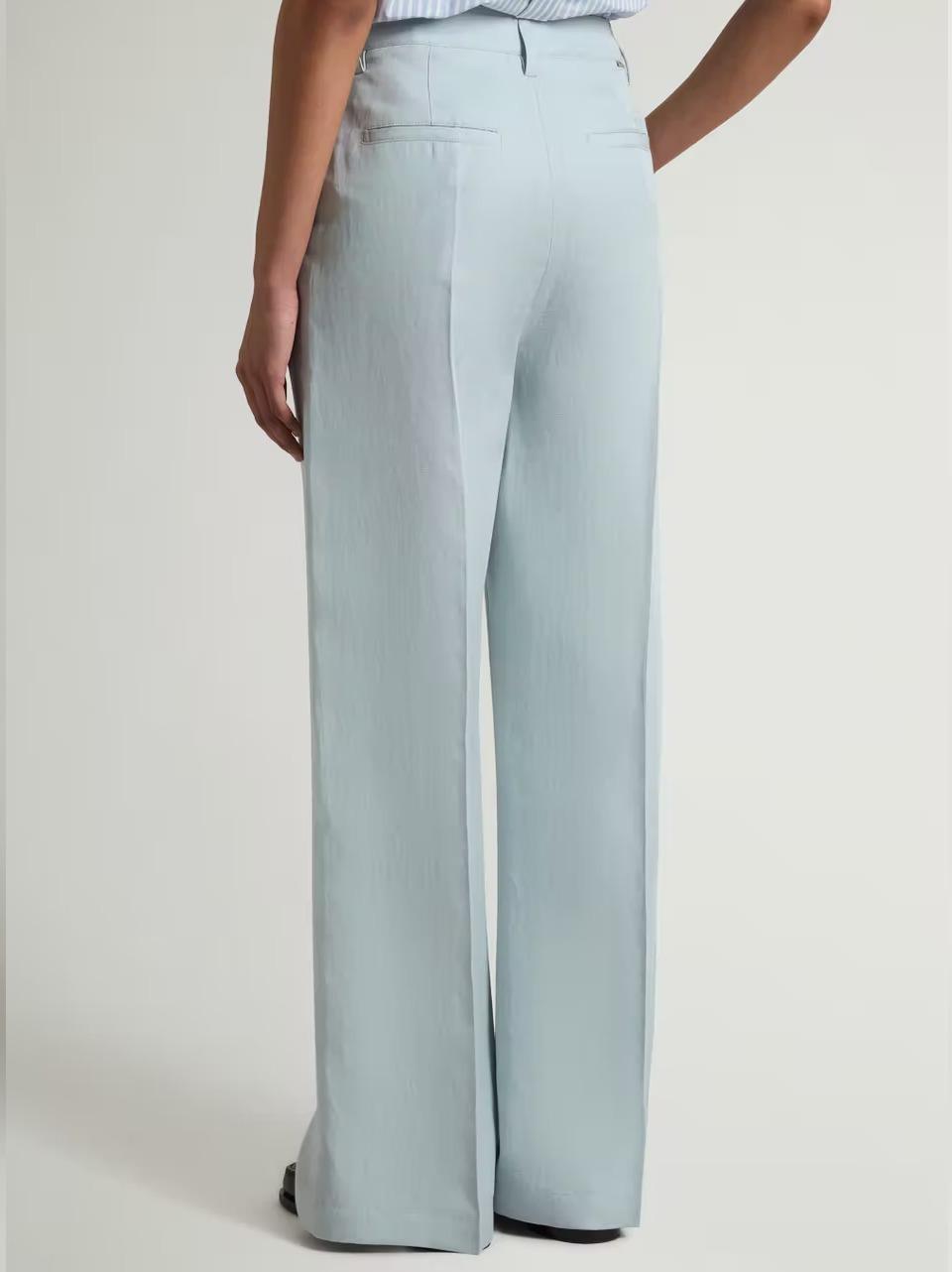 pantalone palazzo lino viscosa TR2025UT3043 10024 WOOLRICH 