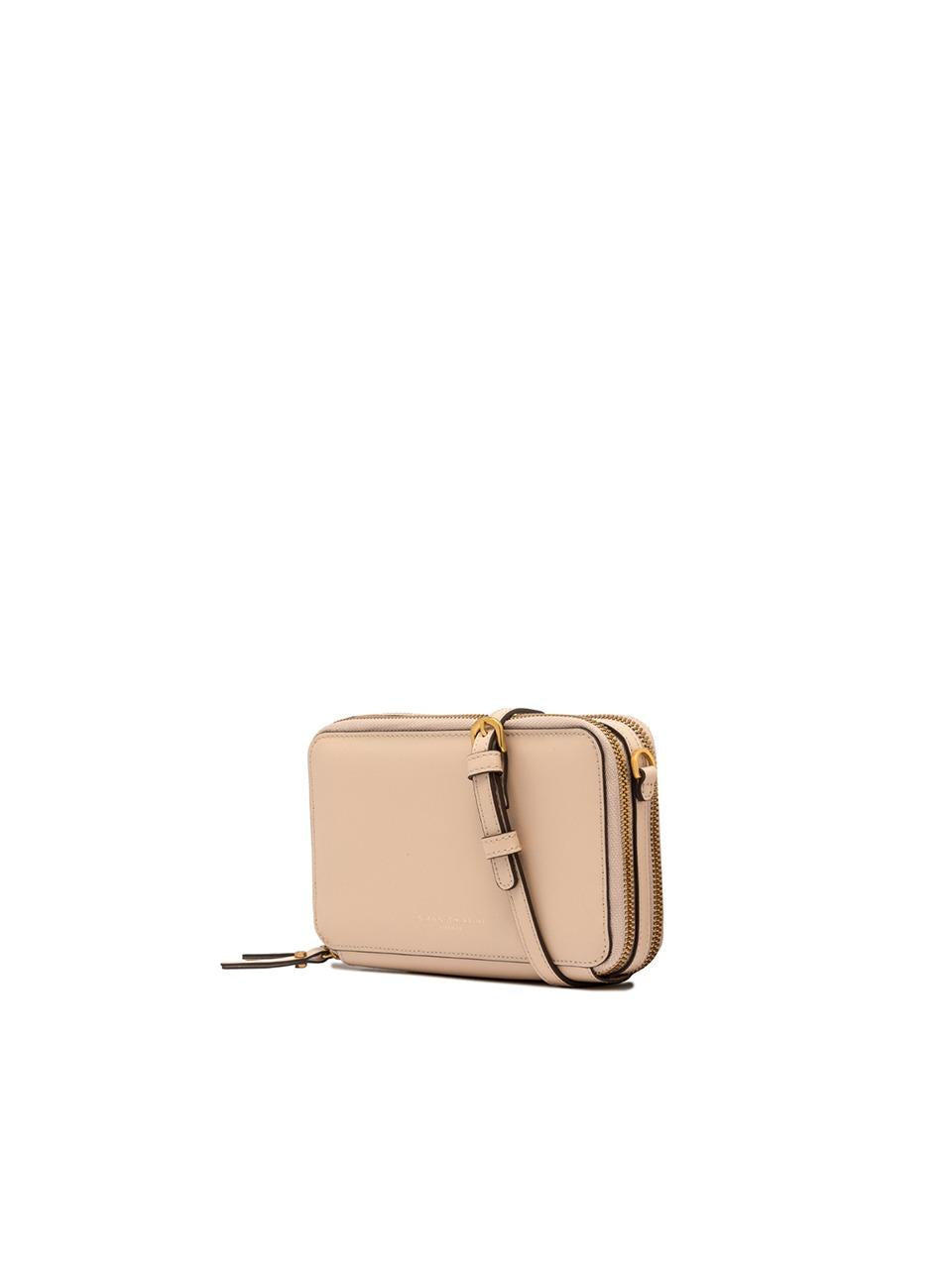 borsa tracolla 2 zip BS1013763CALF CREAM GIANNI CHIARINI 