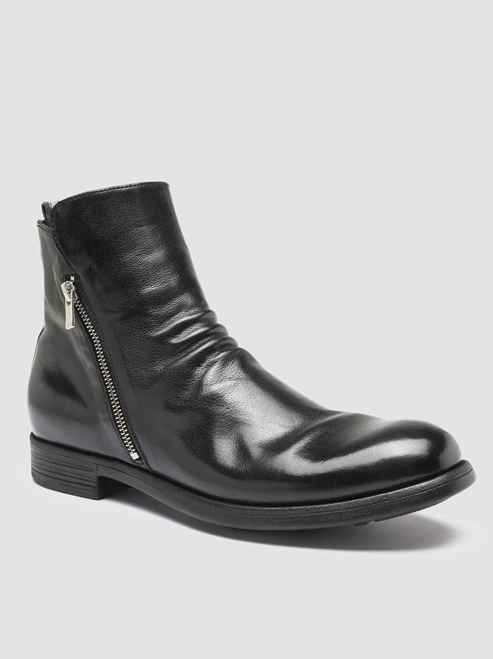 stivaletto 2 zip CHRONICLE042 IGNIS TNERO officine creative 