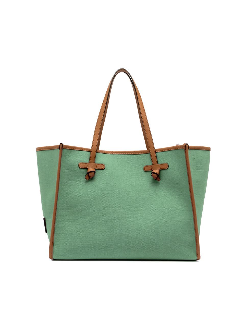 borsa marcella grande canvas BS6850 MENTA\CORDA MARCELLA CLUB by gianni chiarini 
