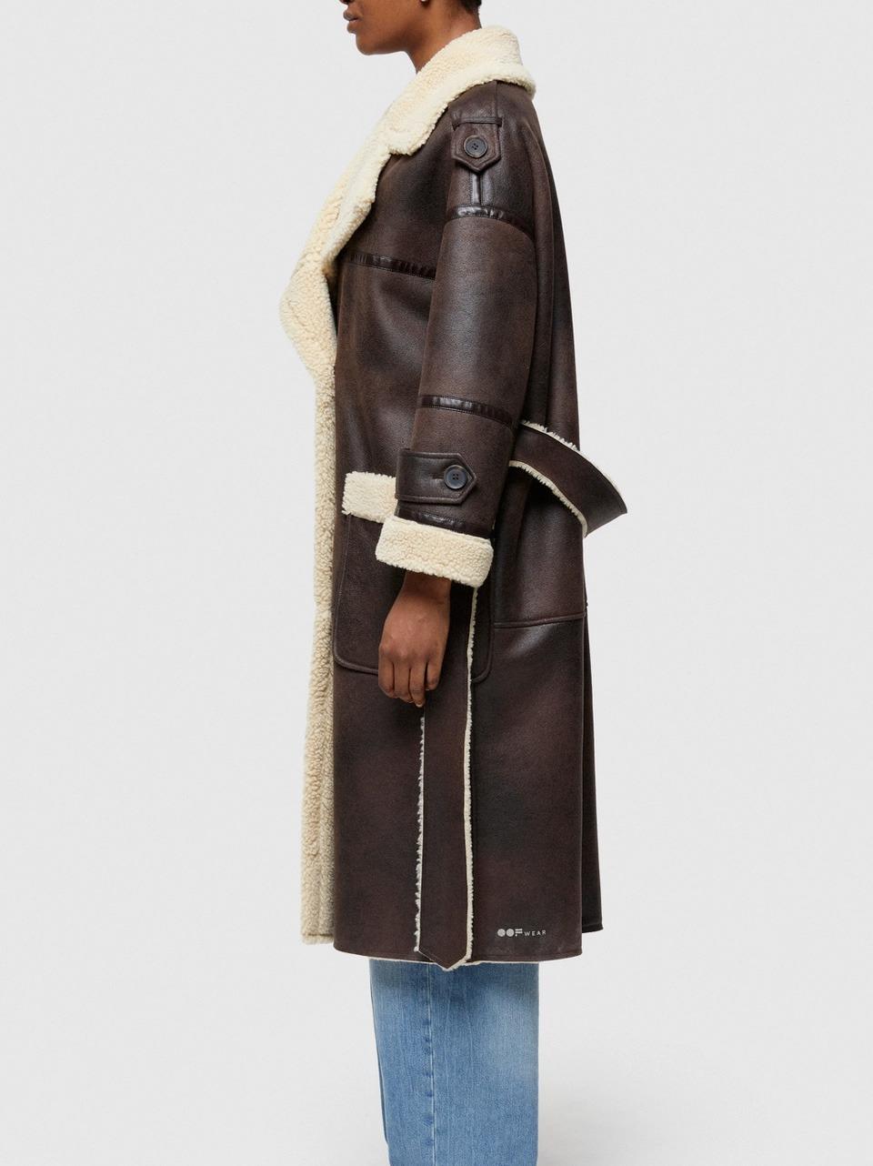 ecoshearling reversibile 9263 6603 oof 