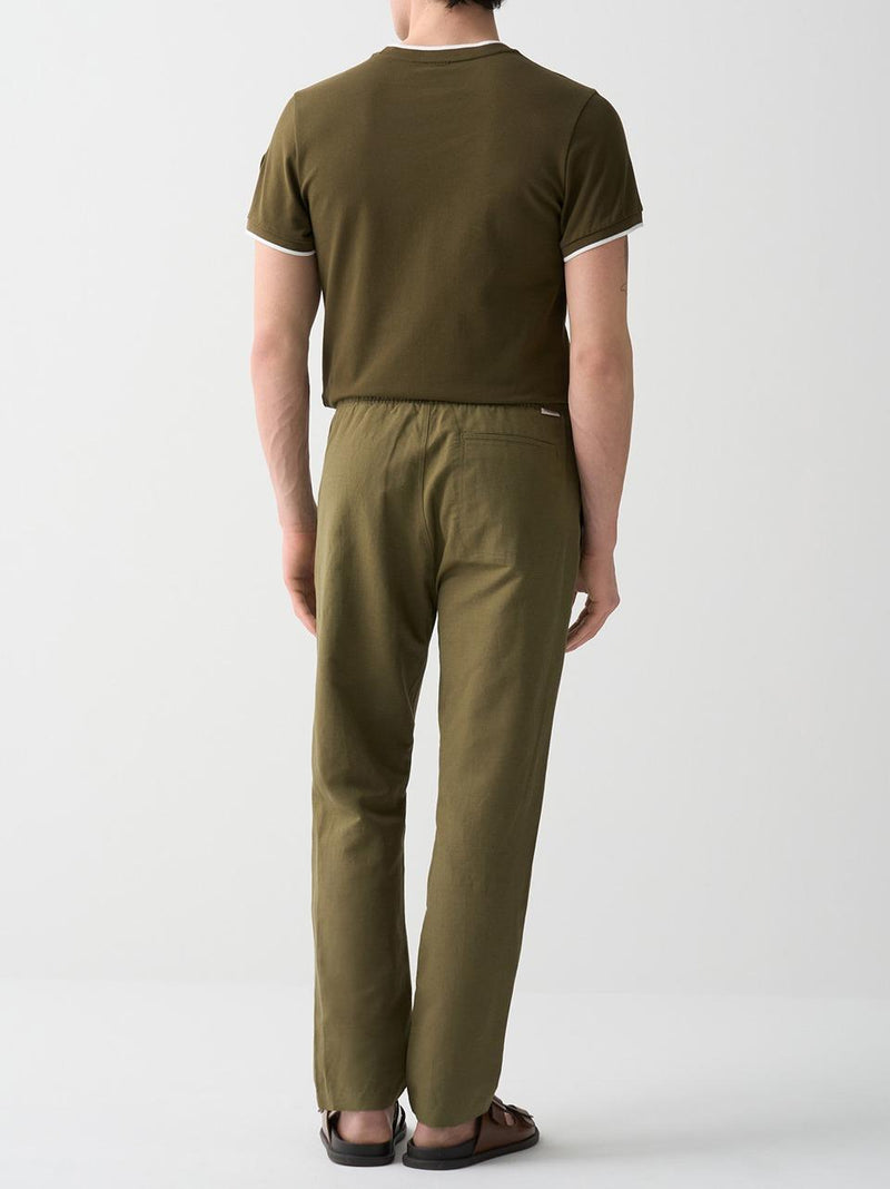 pantalone coulisse lino cotone 0574 M COLMAR 