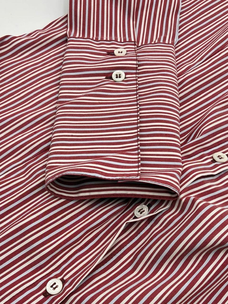 camicia gessata in cotone 8C0851A544 FG54 Patrizia pepe 