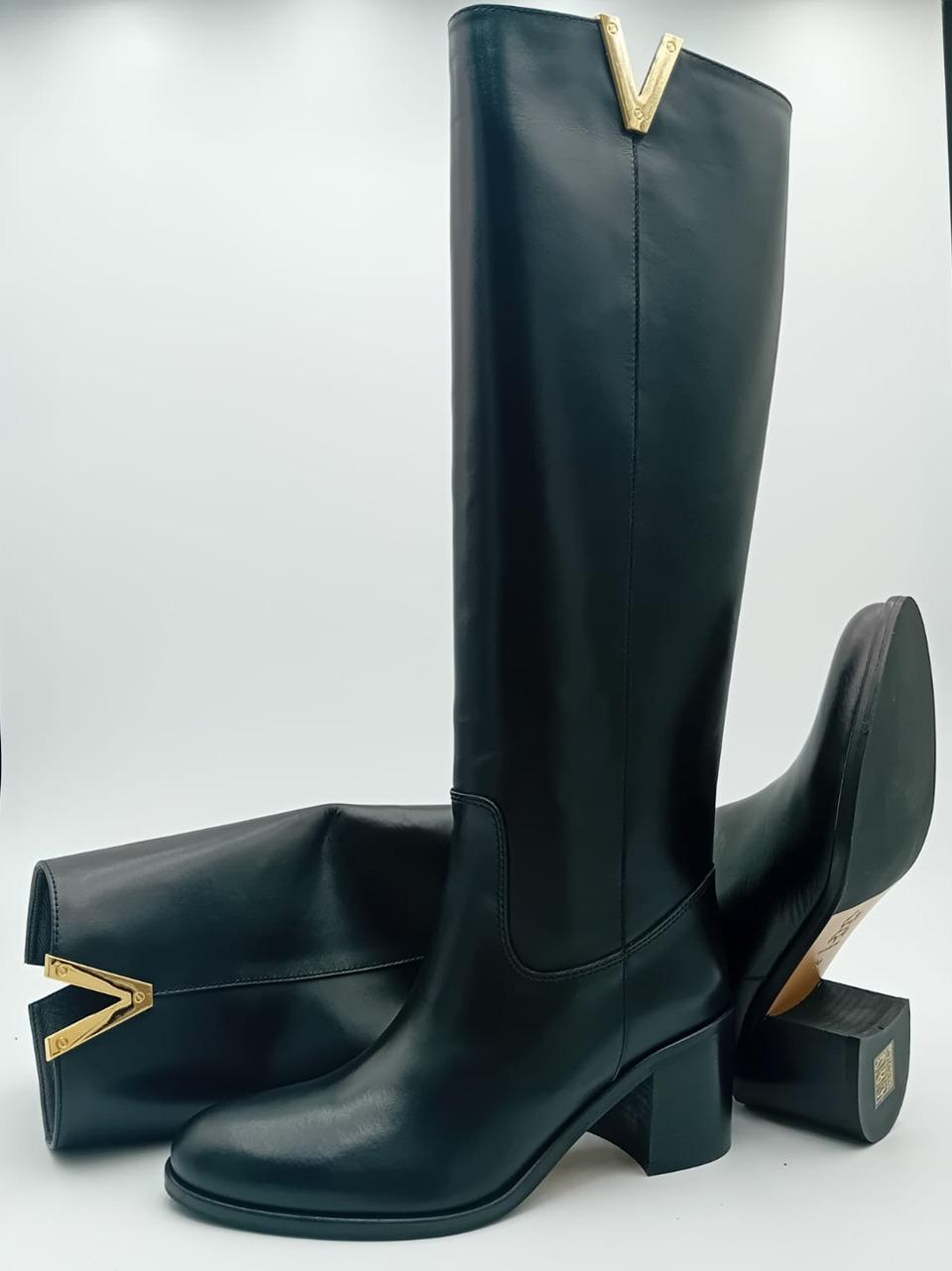 stivale a tubotacco h 50mm con accessorio 4041 NERO VIA ROMA 15 
