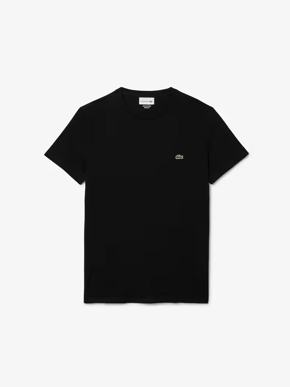 t shirt in pima TH6709 NE LACOSTE 
