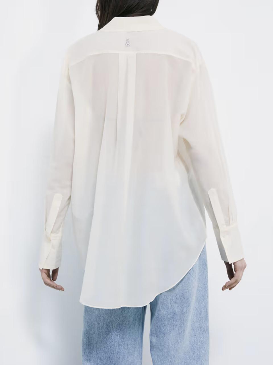 camicia over in mussola 2C1711 W436 Patrizia pepe 