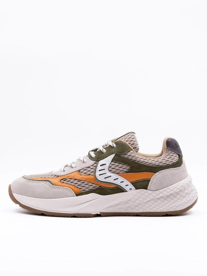 sneakers club 22 CLUB 22-1B30 ICE ARMY GREEN VOILE BLANCHE 