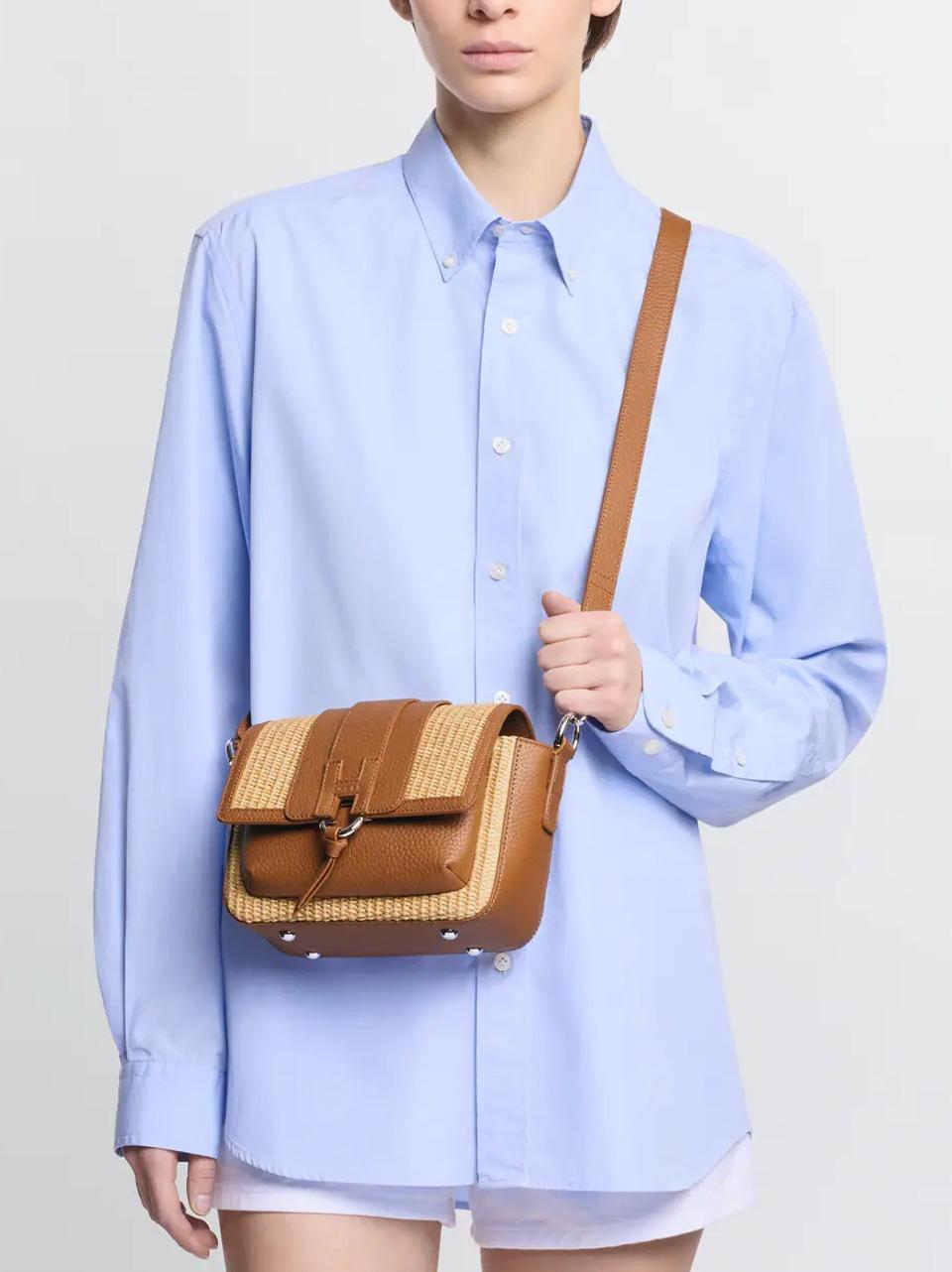 camera bag KBW01XI1100V131J26 CREMA COGNAC HOGAN 