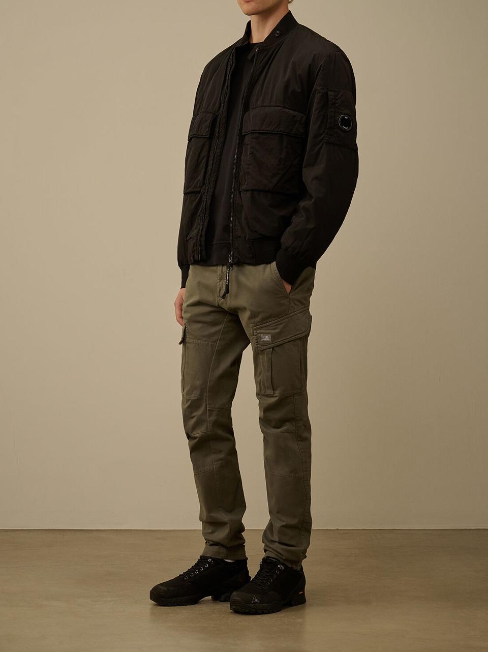 pantalone satin slim cargo PA732A005529G 921 C.P COMPANY 