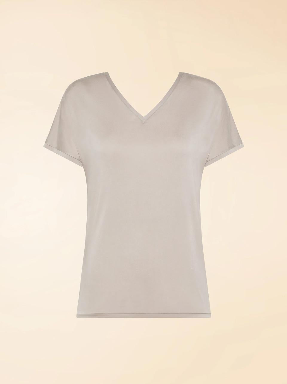 cupro v neck shirti 26710 85 RRD 