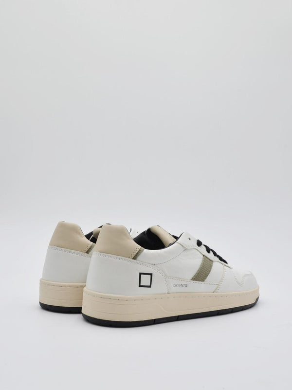 sneakers court 2.0 M431-C2-VN-WA BIANCO\BEIGE D.A.T.E 