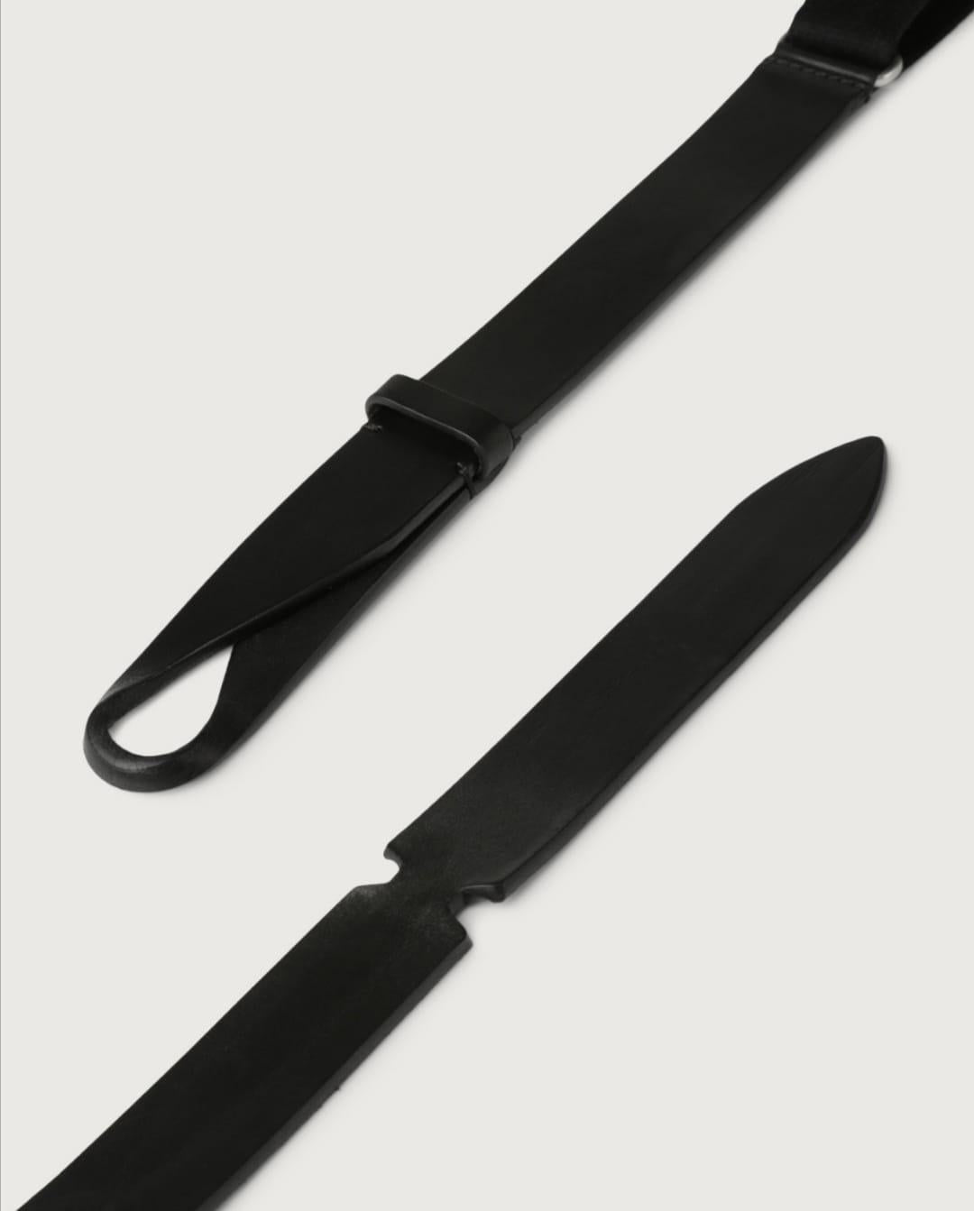 cintura nobuckle pelle e tessuto NB0001 BULNERO ORCIANI NOBUCKLE 