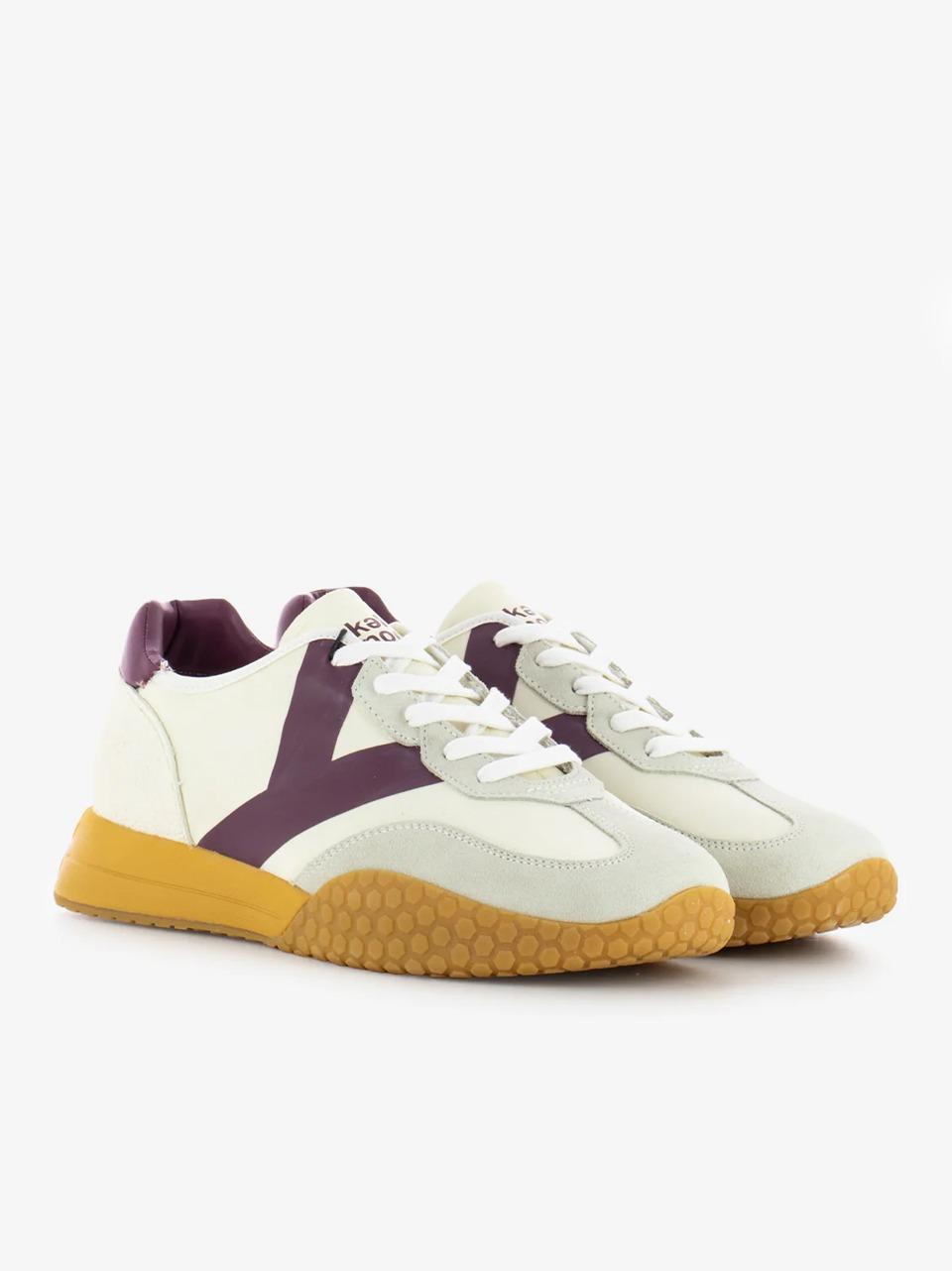 sneakers KM9753 WHITE BORDEAUX Keh.noo 