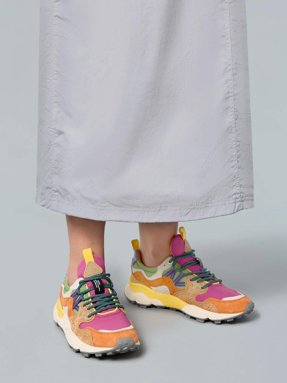 sneakers yamano3 YAMANO32G08 FUXIA FLOWER MOUNTAIN 