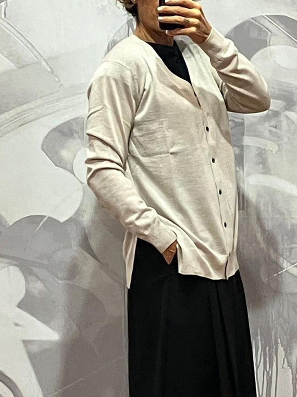 cardigan merinos con spacchi COLLEGE B DEPARTMENT FIVE 