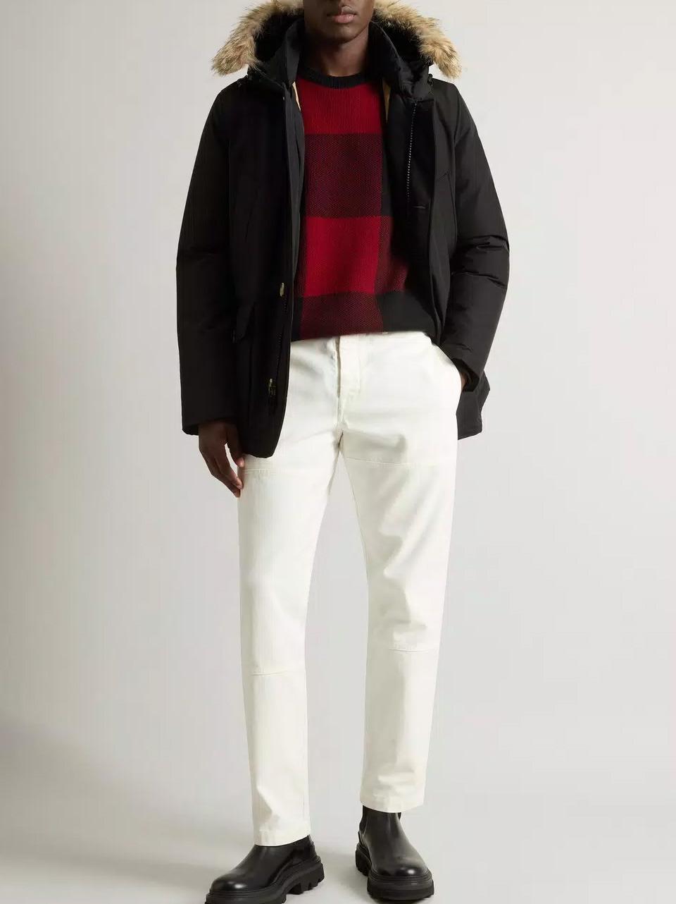 maglia a quadri KN0294 5321 WOOLRICH 