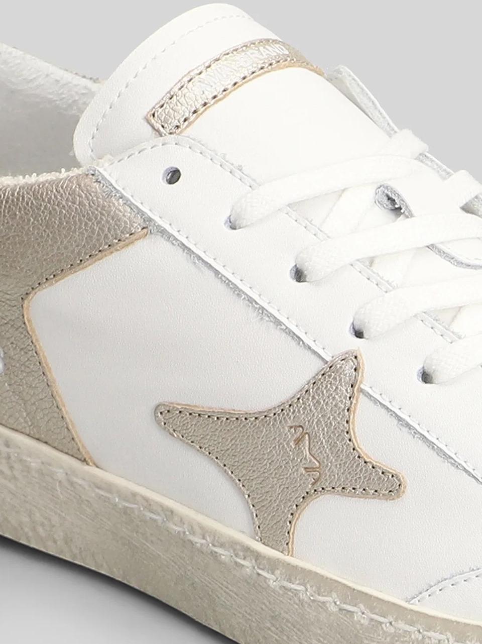 sneakers timeless 4006 BIANCO PLATINO AMA brand 