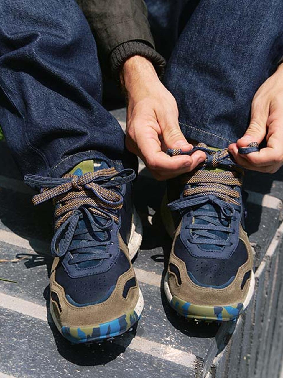 sneakers chacrona pull up CHACRONA PULL UP NAVY SATORISAN 