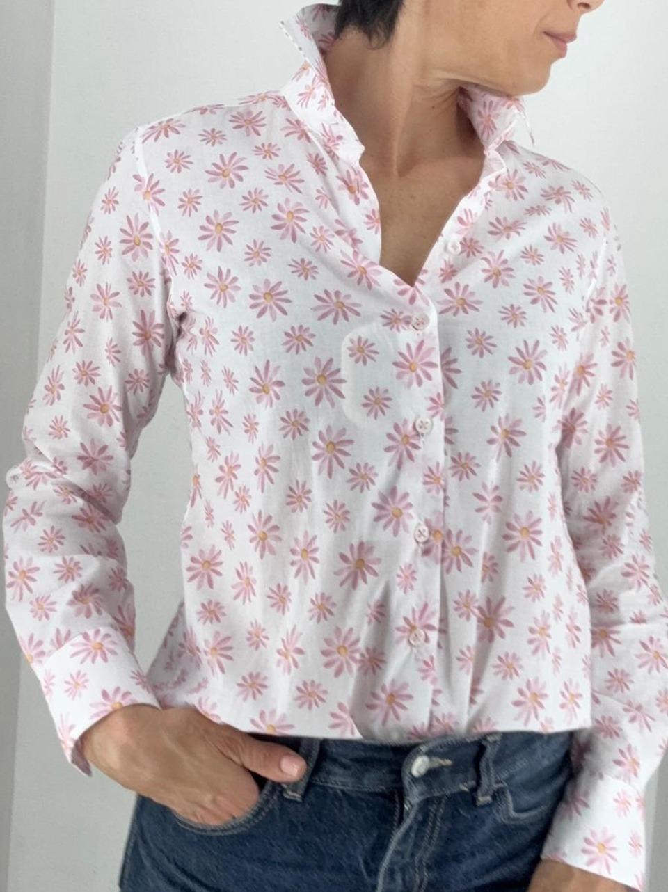 camicia margherita PAOLA D4775 BR BASTONCINO 