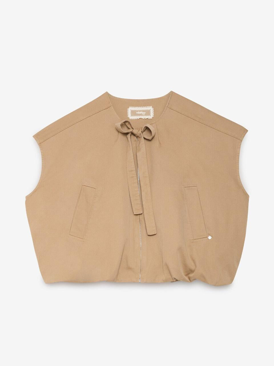 giubbino in cotone gabardine DG6195 C ottod'ame 