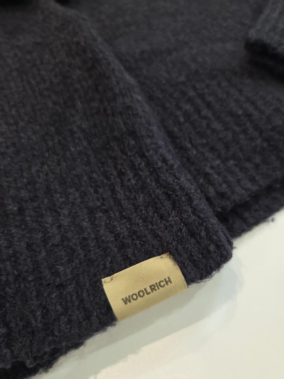 maglia stretch knit CFWOKN2034MRUF5048 BL WOOLRICH 