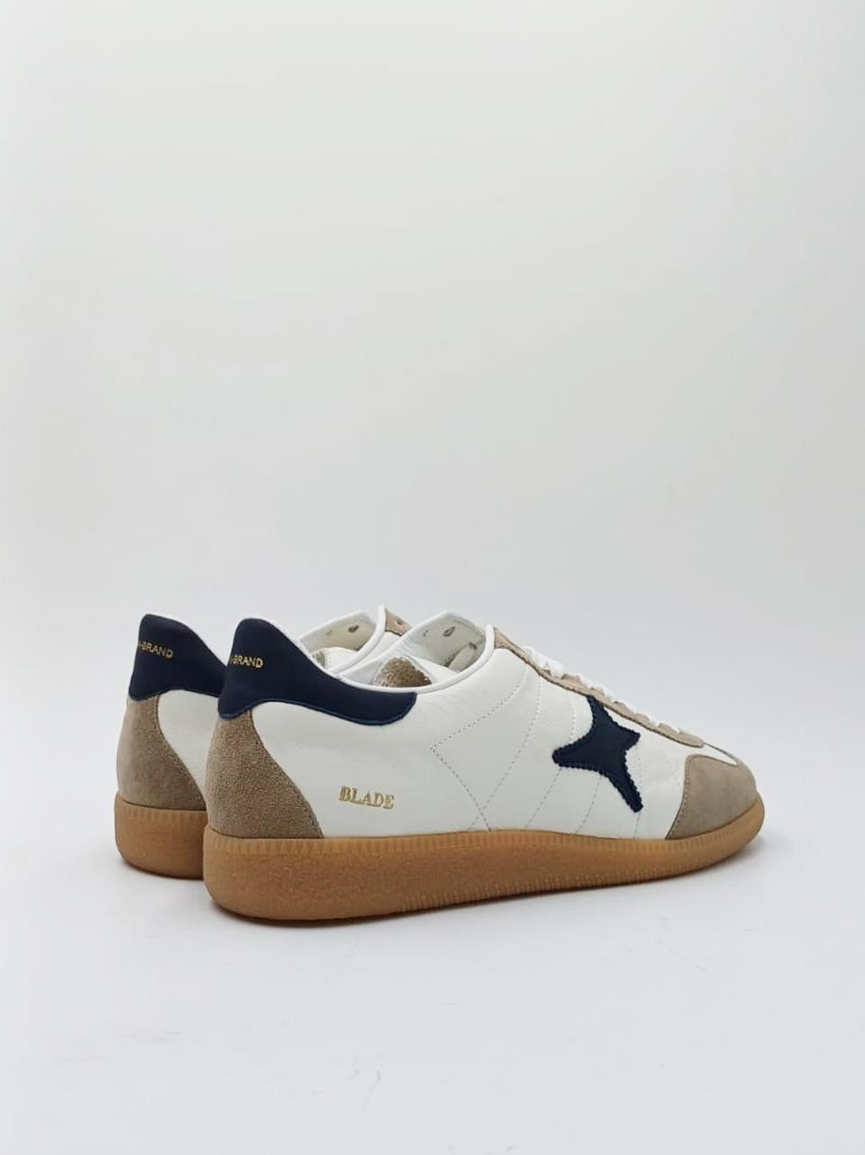 sneakerblade 4554 BIANCO\BLU AMA brand 