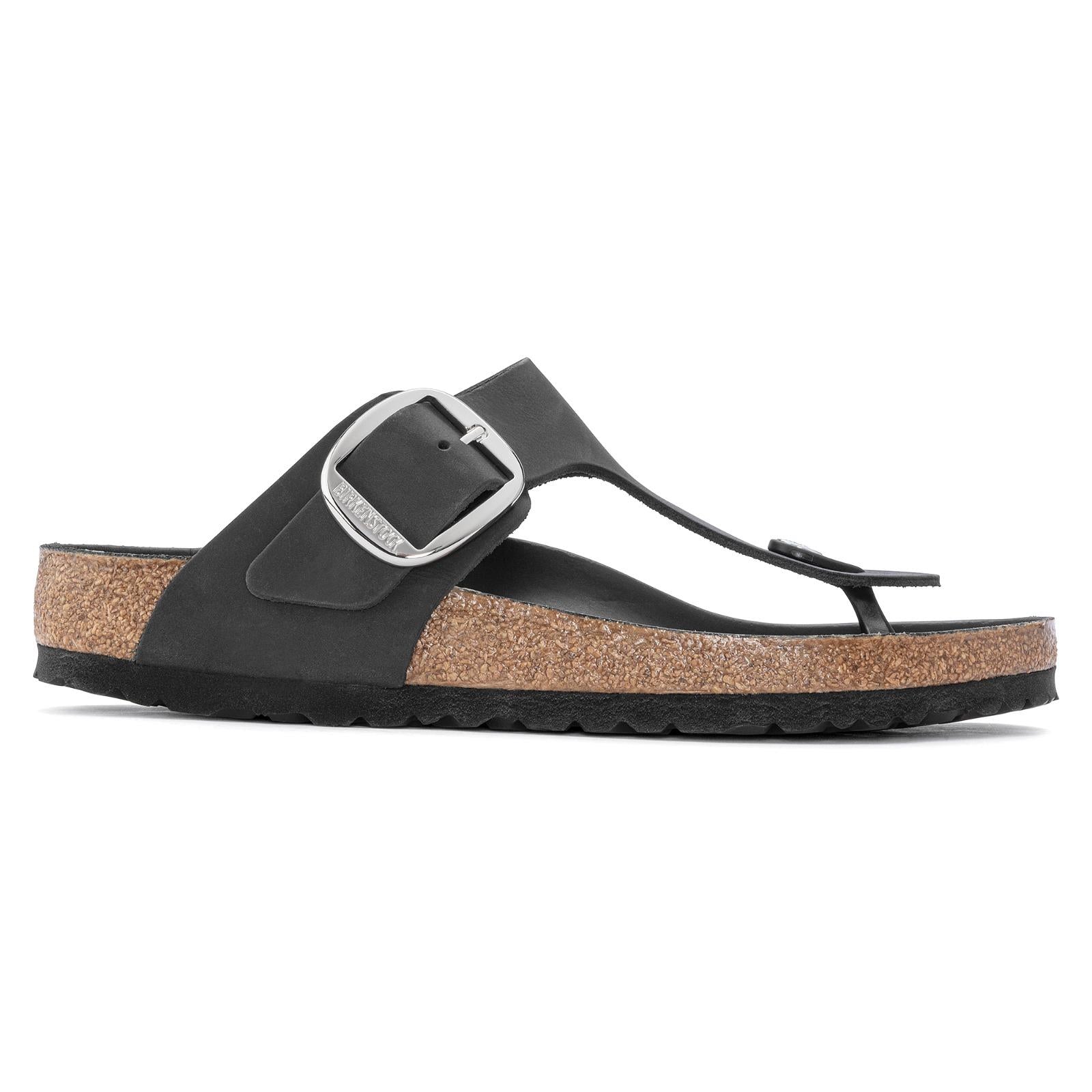sandalo gizeh big buckle GIZEH1018753 BLACK BIRKENSTOCK 