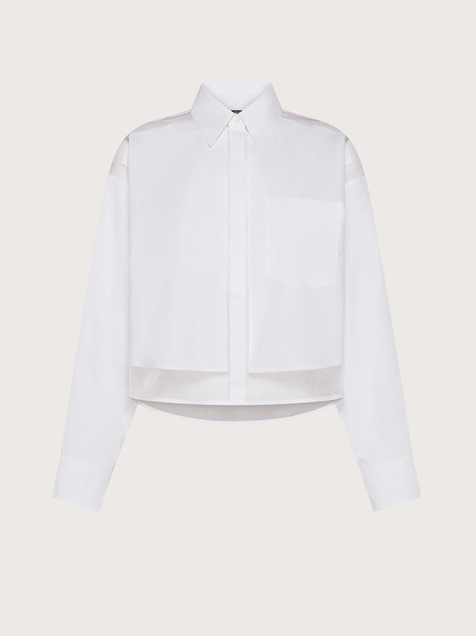 camicia inserti in voile CA1507 B SEVENTY 