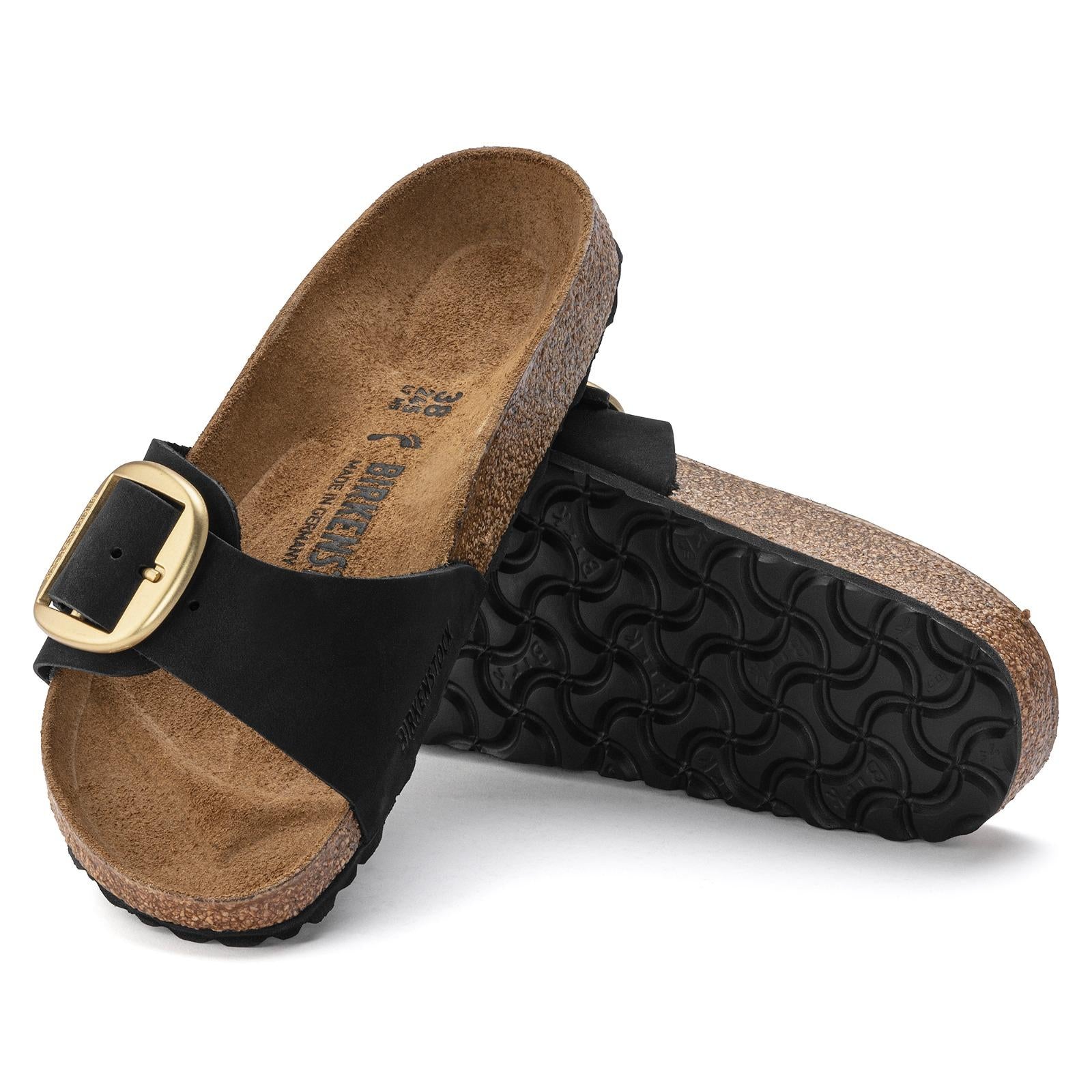 sabot madrid big buckle MADRID1023373 BLACK BIRKENSTOCK 