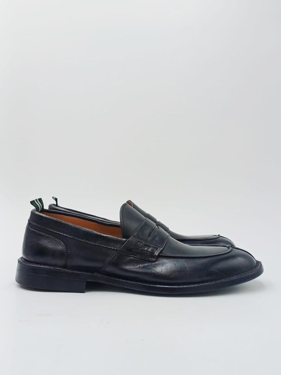 mocassino con passante ideal suola in cuoio 1024 MAREMMANERO GREEN GEORGE 