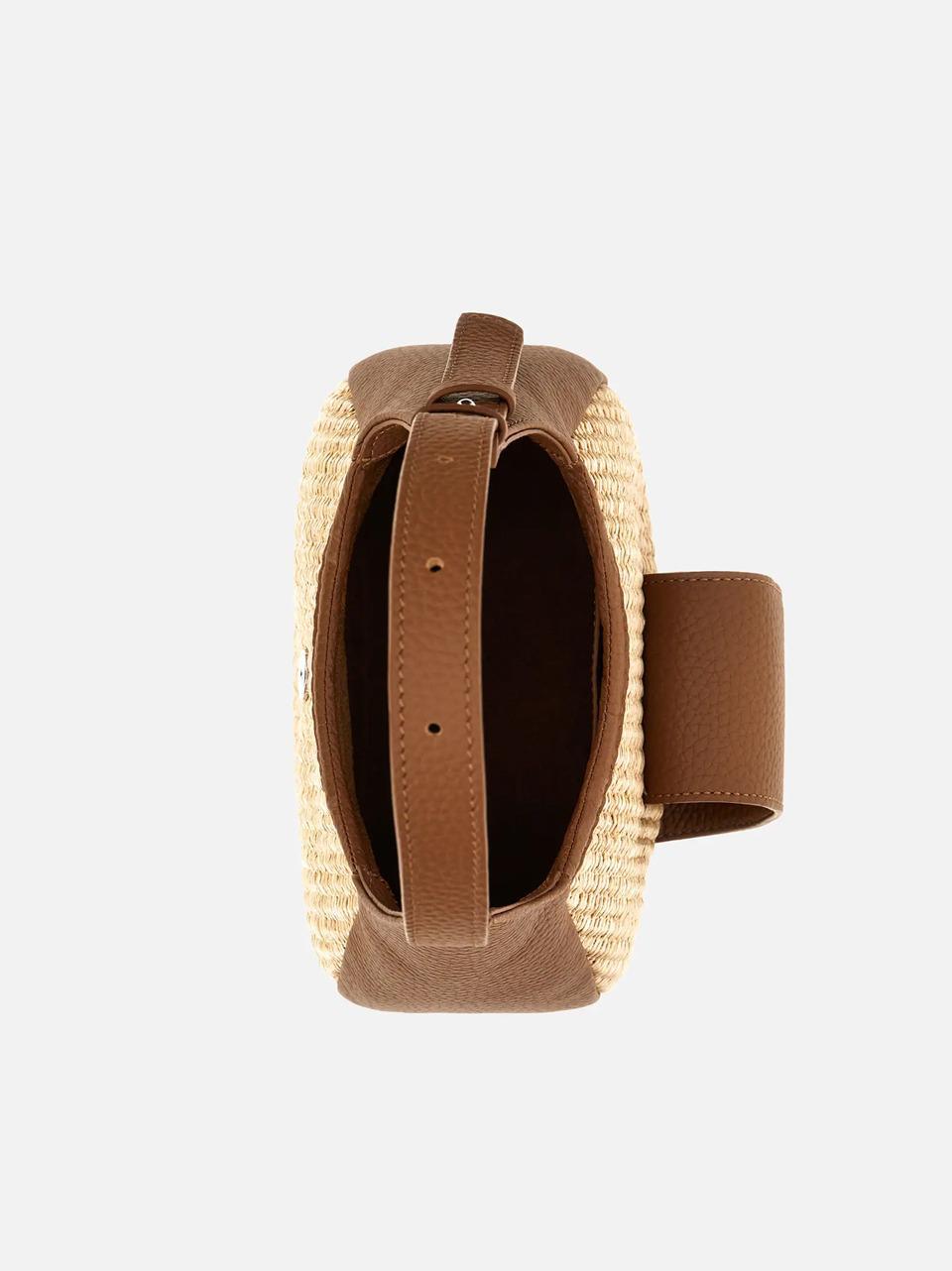 borsa obo mini KBW01XS1100V131J26 CREMA COGNAC HOGAN 