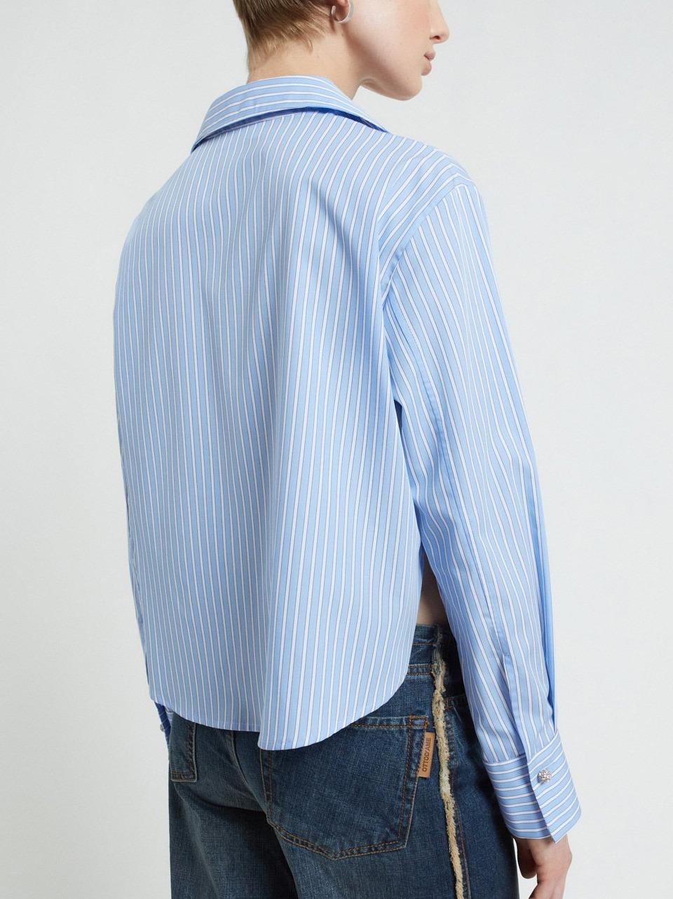 camicia righe BC5158 C ottod'ame 