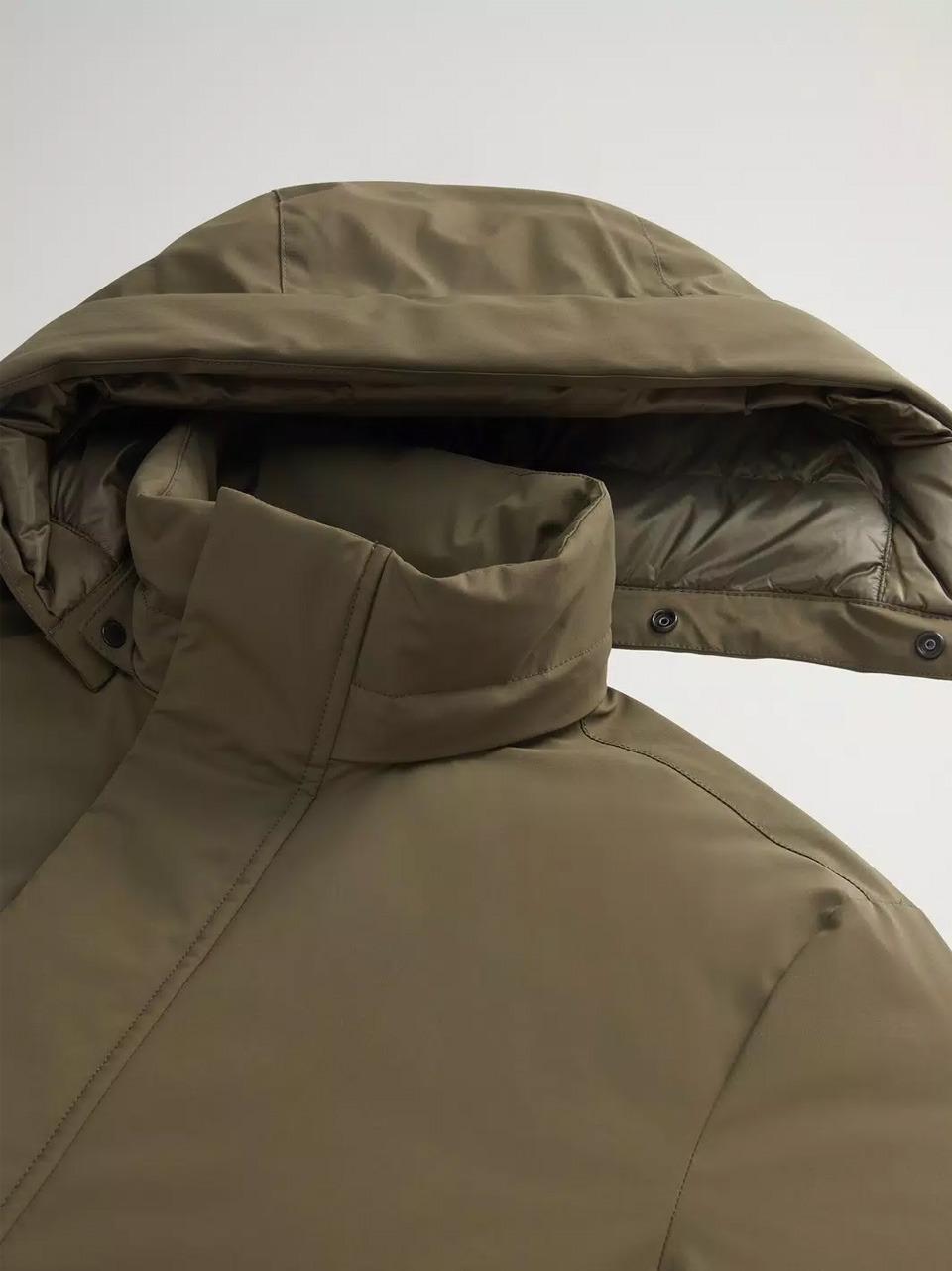 piumino liscio strech corto OU0929 614 WOOLRICH 