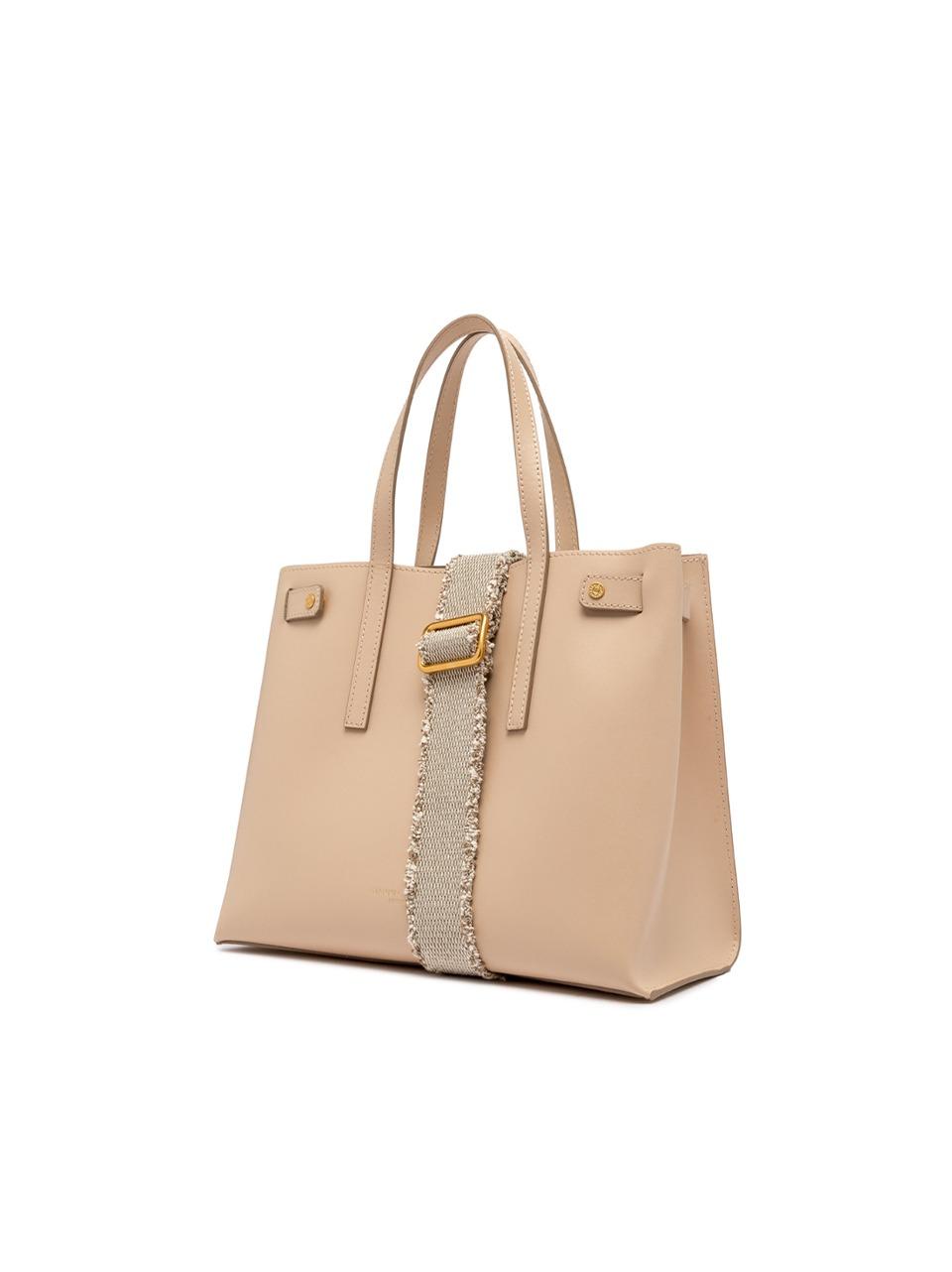 borsa mano con tracolla altea grande BS11041 CREAM GIANNI CHIARINI 