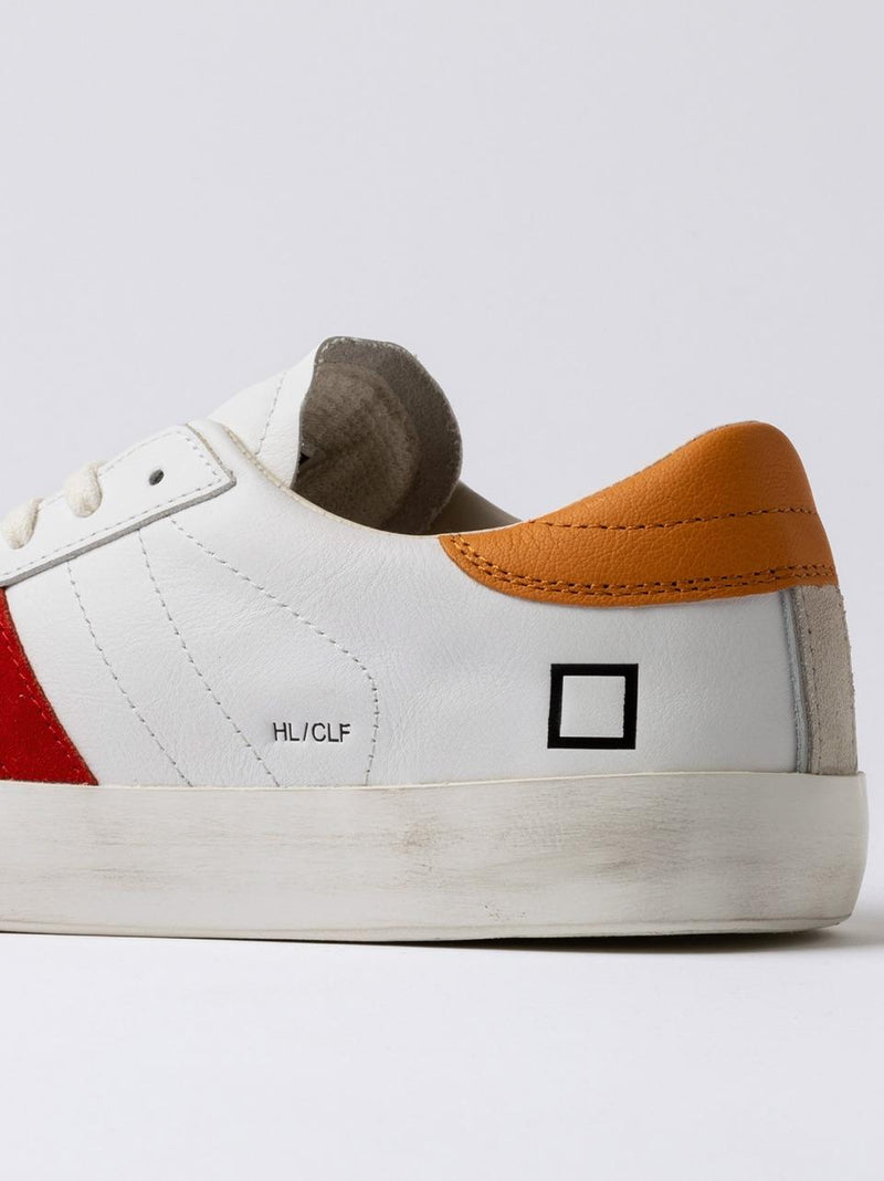 sneakers hill low HL-CA-WO WHITE ORANGE D.A.T.E 