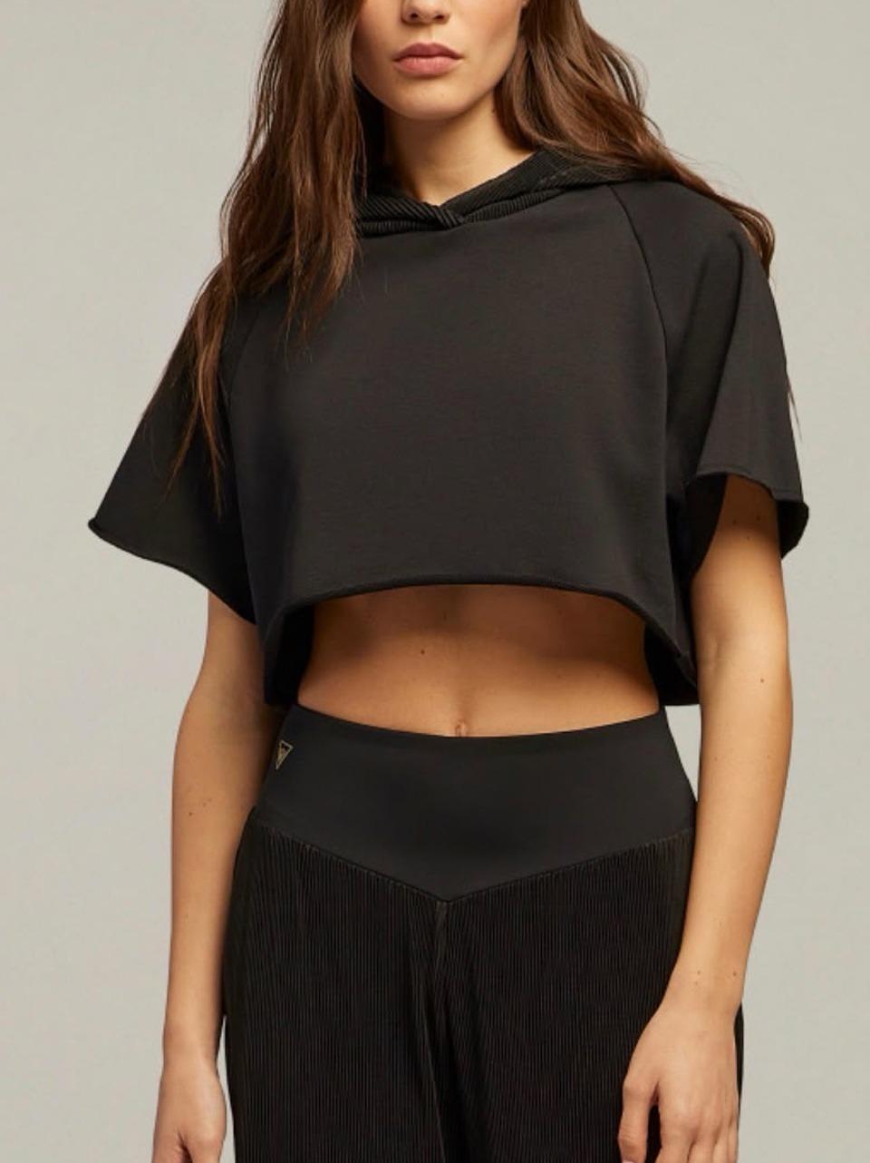 felpa cropped BARBARA N MACRON 