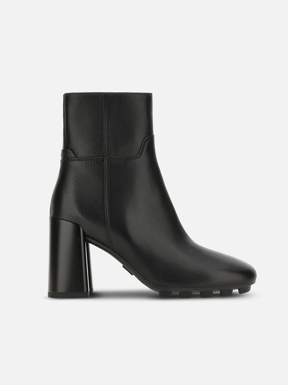 stivaletto con zip tacco 80 mm HXW6950FW20KXTB999 NERO HOGAN 