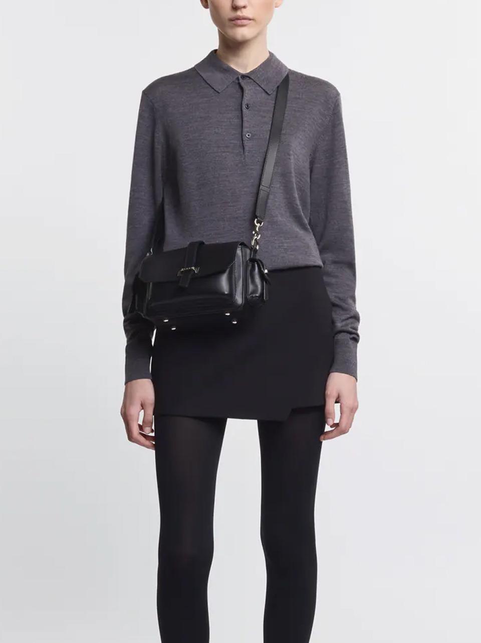 borsa flap bag KBW01RI0200TZPB999 NERO HOGAN 