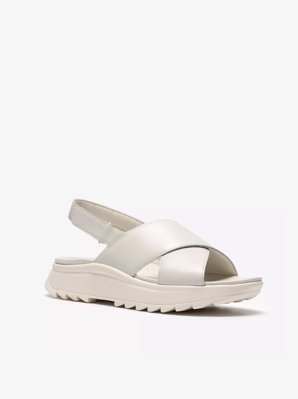 sandalo con suola sneakers DAS LITE WHIS WHITE Clarks 
